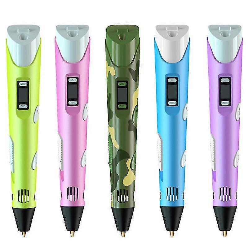 Professional 3D Printing Doodle Pen with LCD Screen & Filaments1pcs