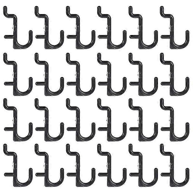 ペグボードオーガナイザーツール用50個のストレージフック交換Jシェイプペグフック