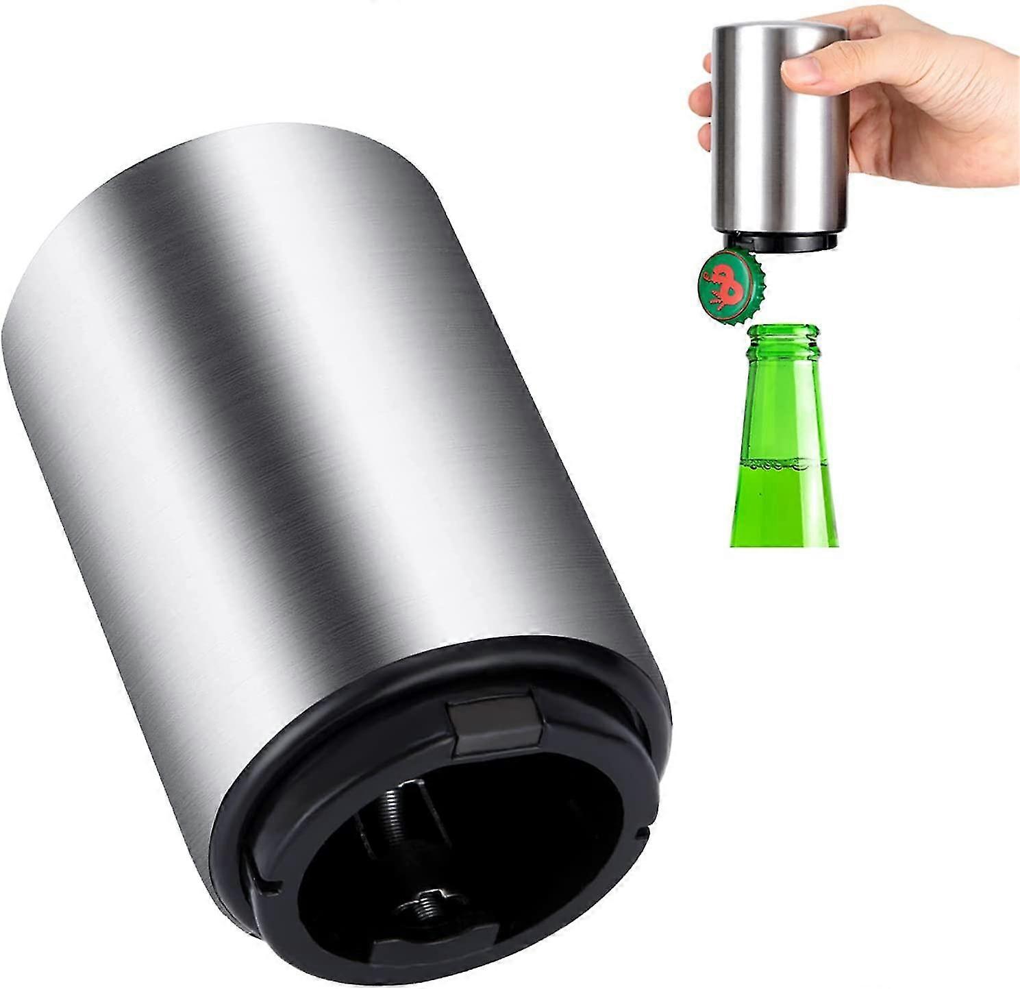 Automatic Corkscrew Magnetic Push Pull Beer Corkscrew Stainless Steel For BBQ Bar Party Kitchen