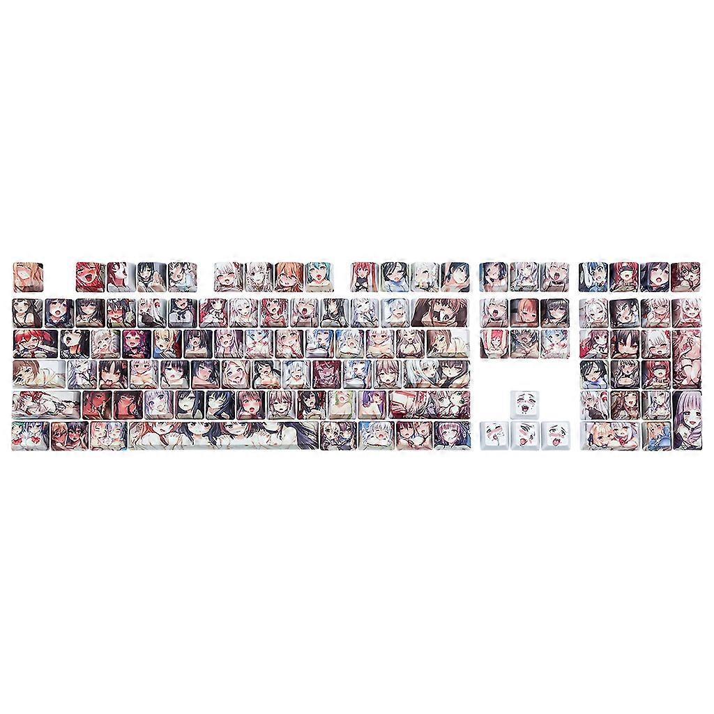 108Keys PBT Keycap OEM Profile Dye Sublimation Keycap for Mechanical Keyboard