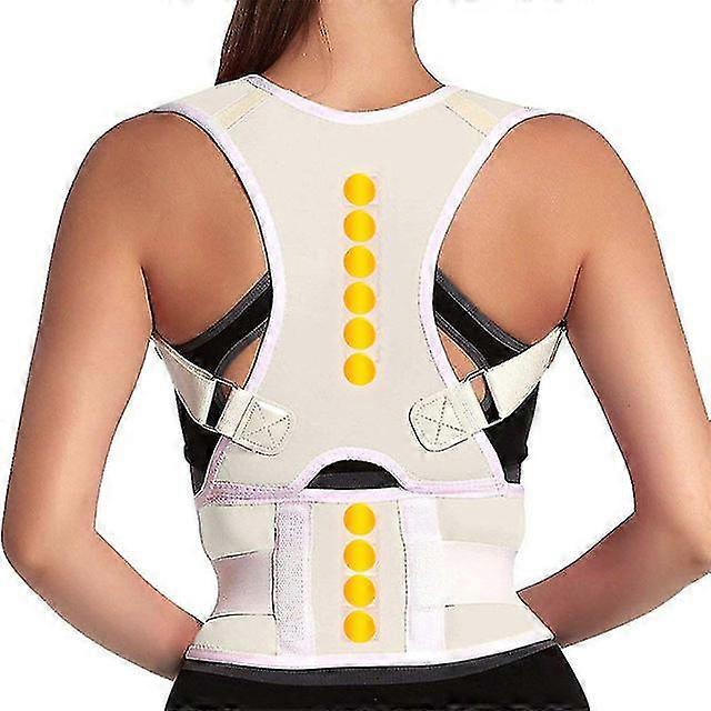 Health care back orthopedic spine brace belt magnetic therapy posture ...
