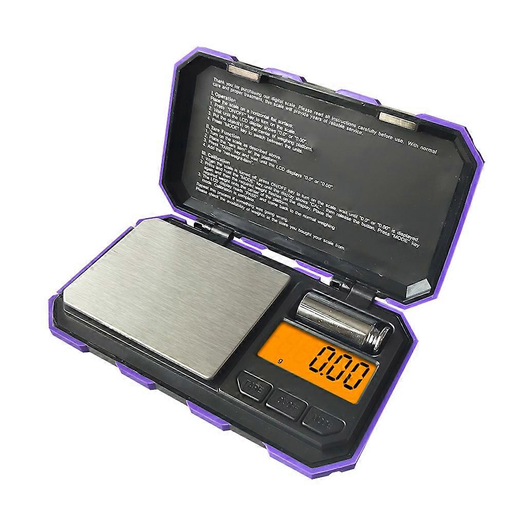 Mini Precision Digital Scales for Gold Sterling Silver Jewelry Gram Scale Balance Weight Tare Function for Food Medicine Coffee