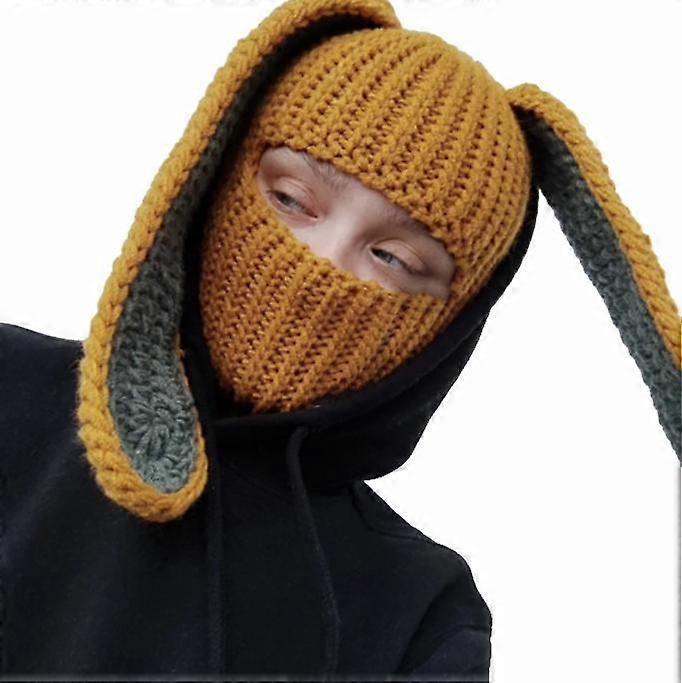Knit Hats Cute Bunny Long Ears Funny Hat For Halloween