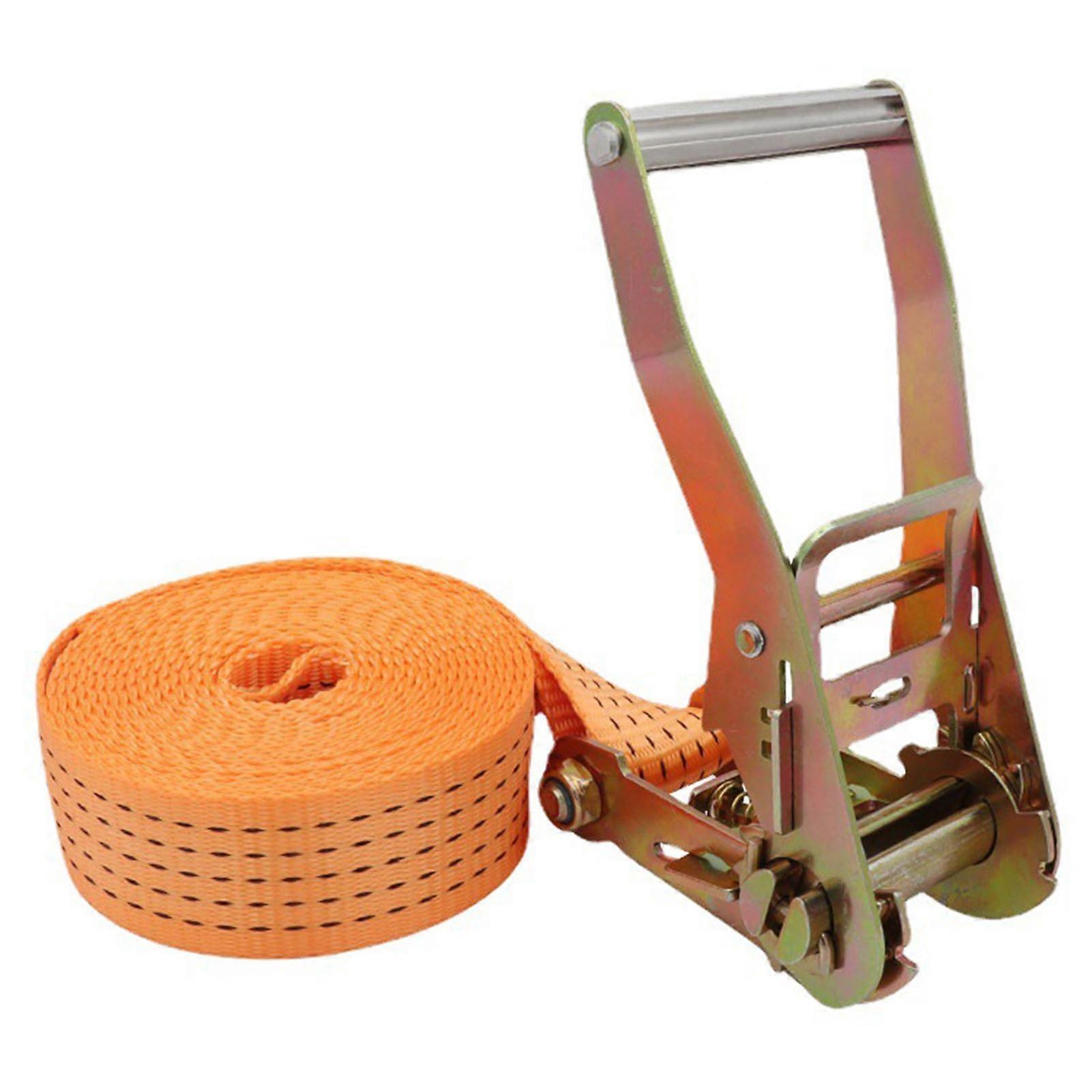 1 Roll Lashing Strap Strong Load-bearing Tie Down Strap Durable Versatile Ratchet Strap for Workshop Camping Outdoor xi