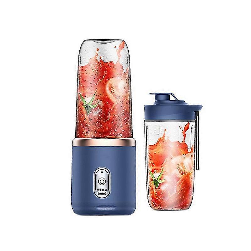 6 Blades Portable Juicer With Cup And Lid Usb Rechargeable