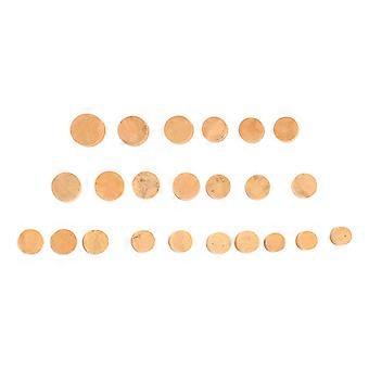 23Pcs Oboe Pads Cork Odorless Soft Good Sealing Wear Resistant Insulated Sound Hole Gasket Replacement
