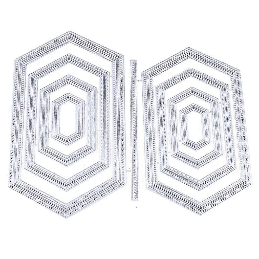 سداسي قطع المعادن يموت دي سكرابوكينغ ورقة ختم يموت ديكور