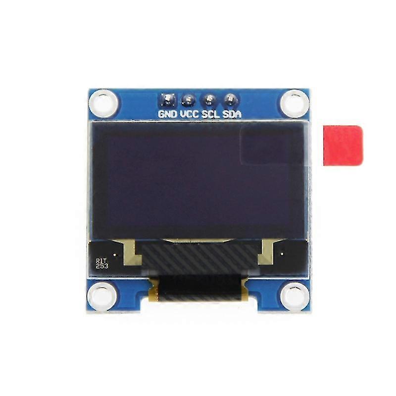 Module d’affichage LED LCD LCD 0,96 pouce IIC I2C série GND 128X64 SSD1306 pour arduino Kit affichage blanc Boris
