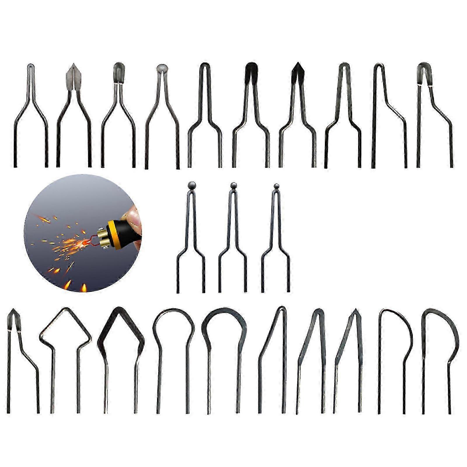 23 osaa pyrografiakärkiä, pyrografialangan kärjet, säädettävät pyrografiakärkipakkaus, ammattilaisille