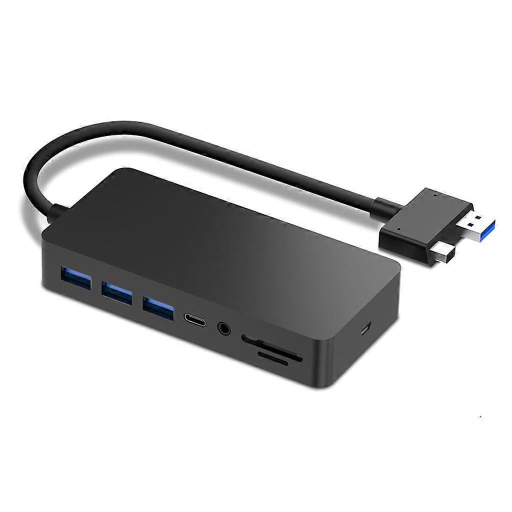 Fast Type C USB3.0 Hub Docking Station 11 in1 HDD HDMI-Compatible SD TF DP Rj45
