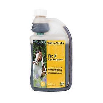 Hilton Herbs Tic X First Response Horse Supplement, 500 Ml