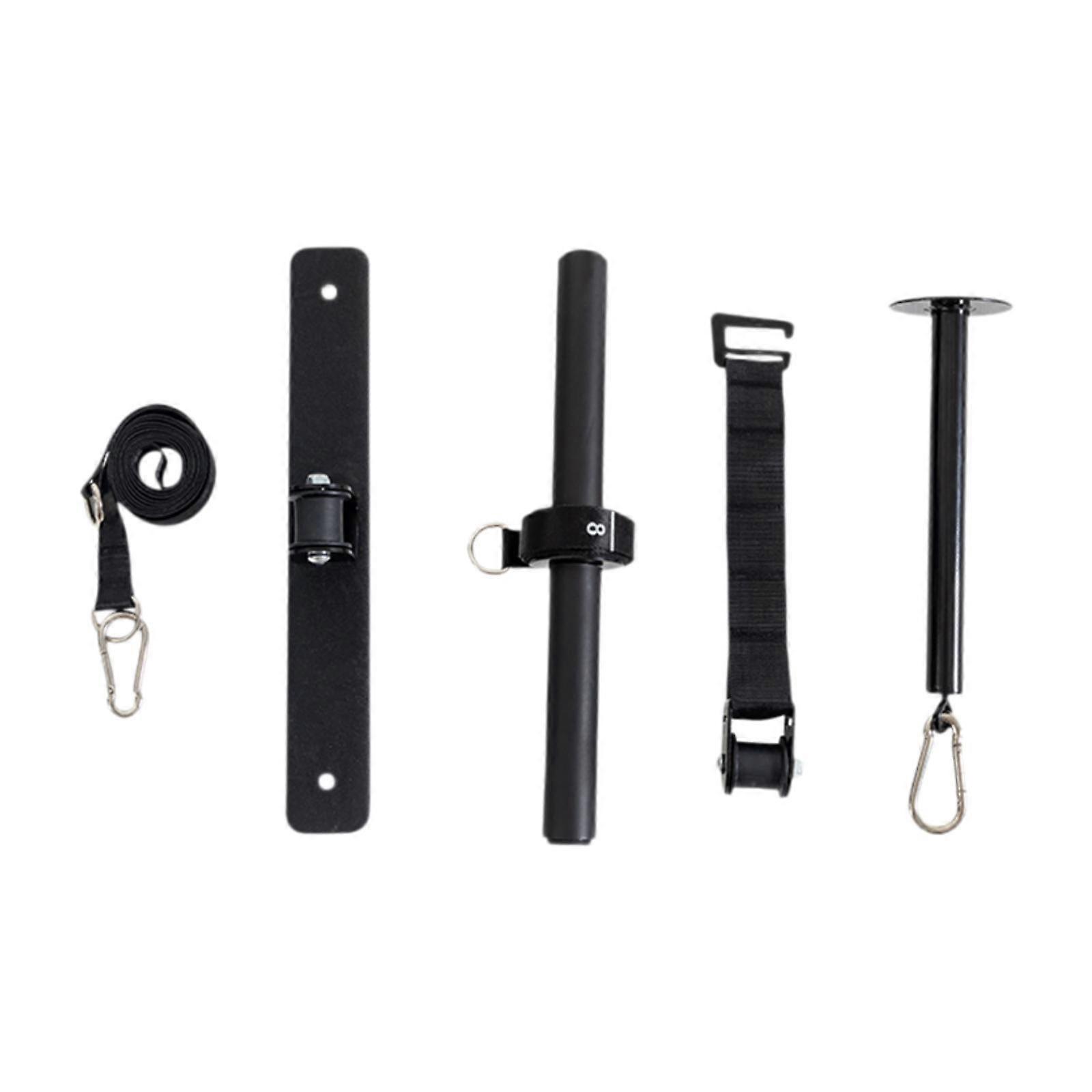 Forearm Wrist Roller Train Set Arm Easy Assembly Back Arm Strength Exerciser