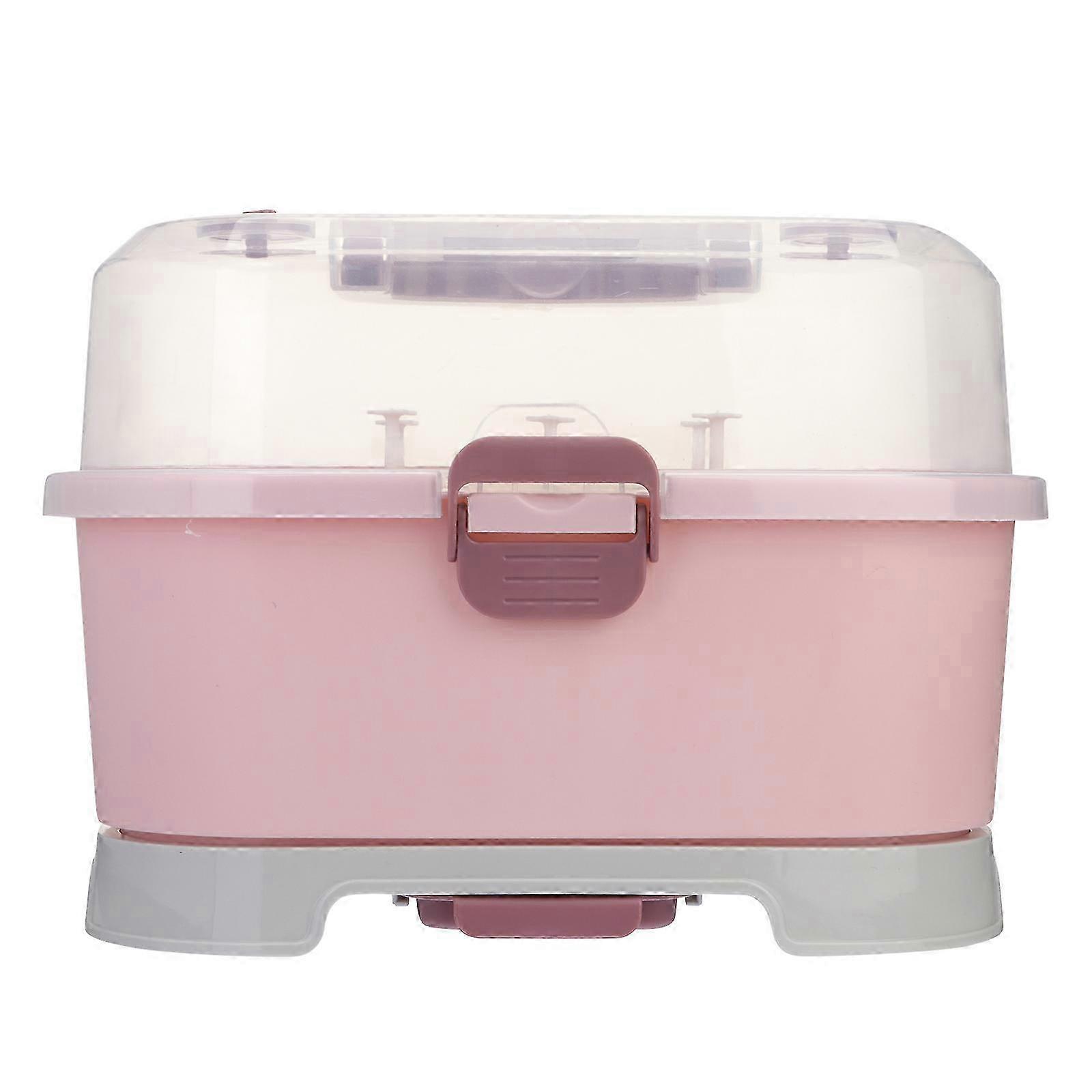 1 قطعة زجاجة حليب حالة طفل زجاجة تجفيف رف مربع مستلزمات الطفل الحاويات