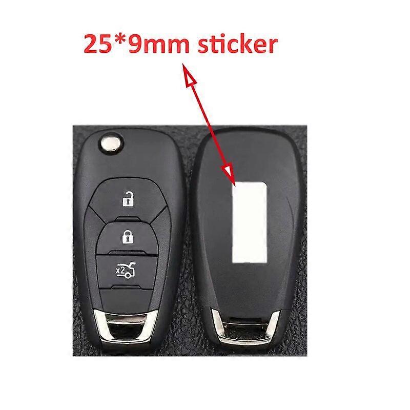 Top quality 25X9mm car key fob logo sticker for this key case