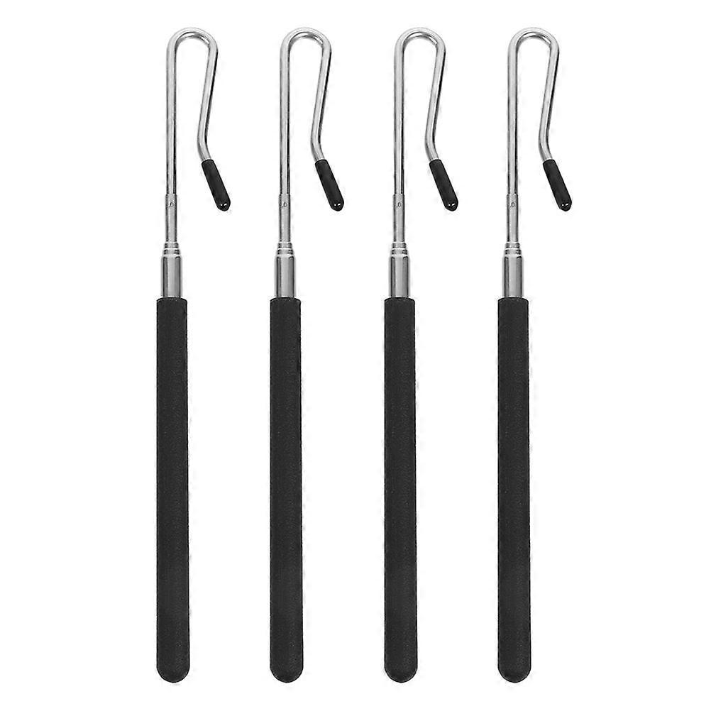 4 Stück Puppengriffe Arm Control Rod Metall Puppet Hand Stange Puppet Stick Zubehör für Bauchredner Puppen Halbkörperpuppen 55cm