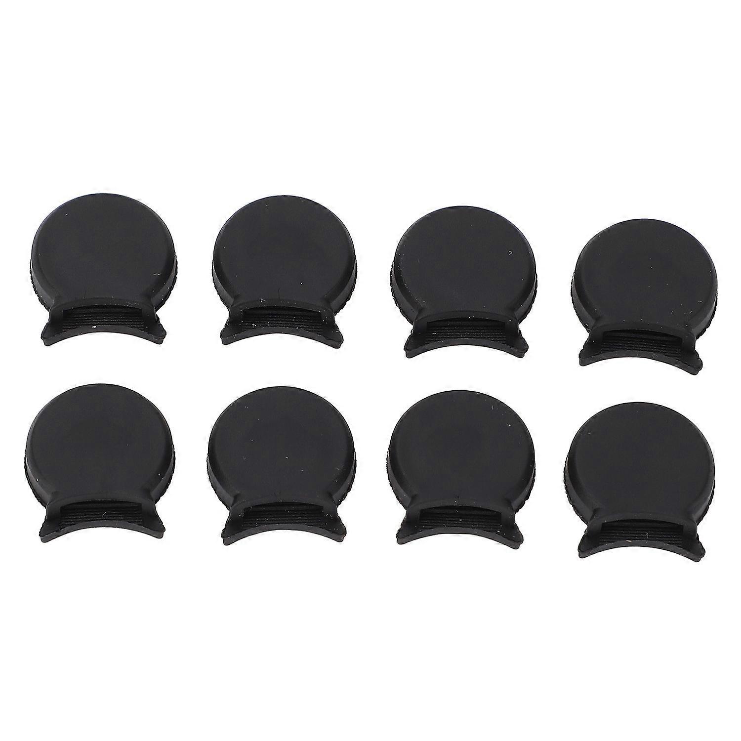 8PCS Clarinet Thumb Rests Round Finger Rest Pads Replacement Silicone Protector Cushion for Musical