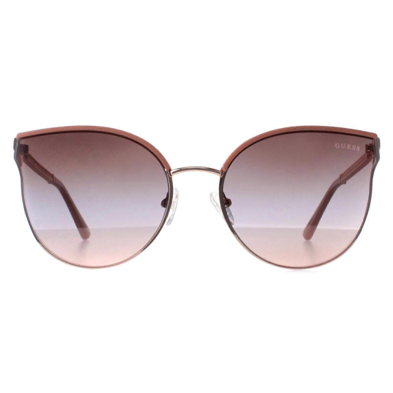 Guess Sunglasses GF6092 28T Shiny Rose Gold Bordeaux Gradient
