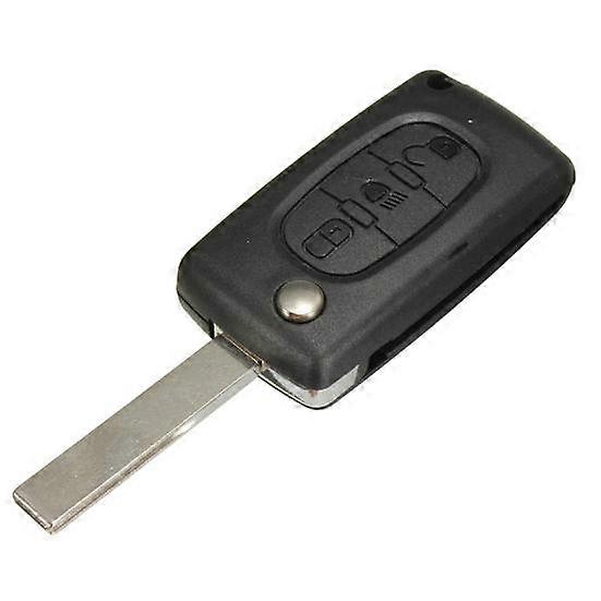 3 Buttons Flip Key Fob Folding Car Cover Shell for Citroen C2 C3 C4 C5