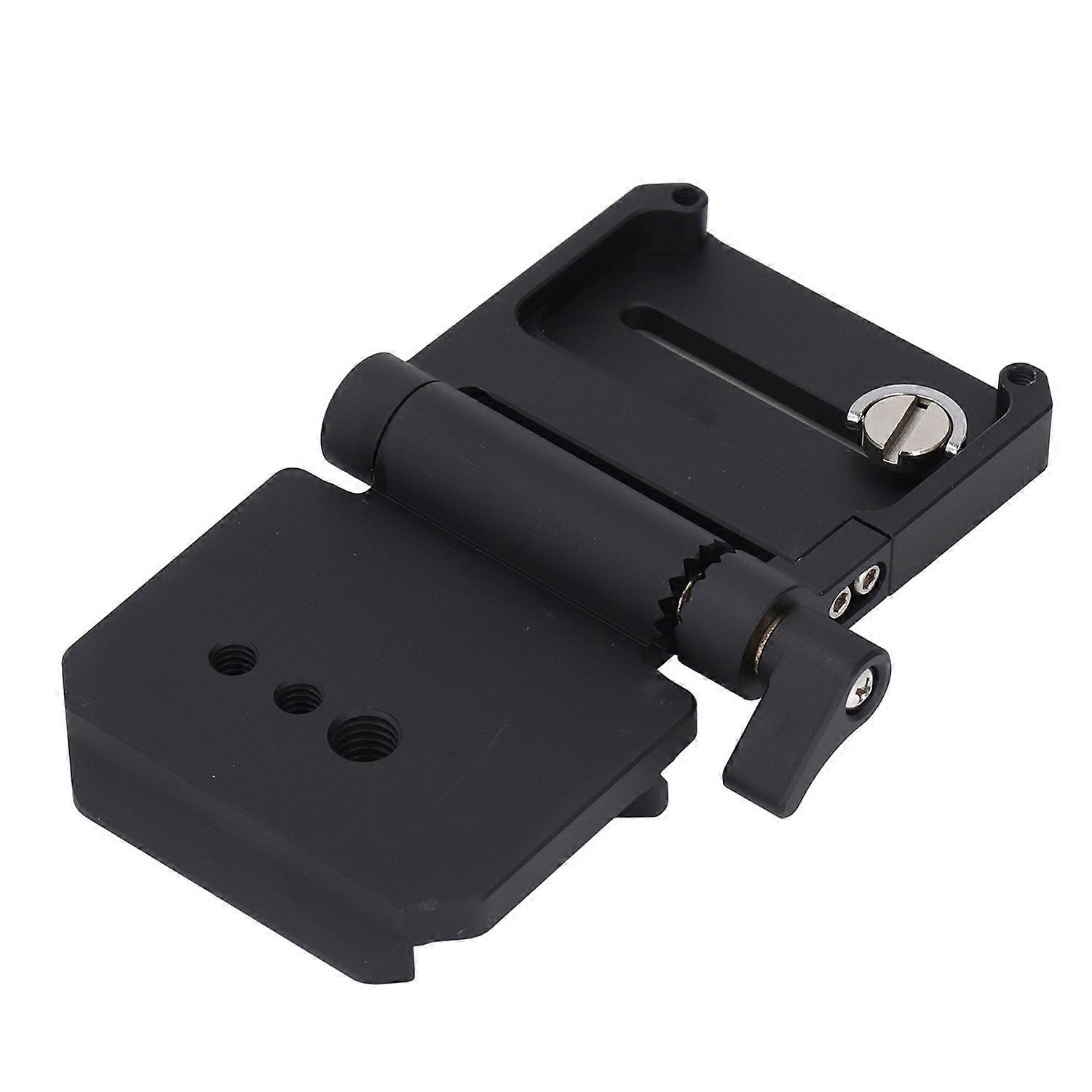 Camera Folding Quick Release Plate L Bracket 285 Degree Wide Range Adjustment with 1/4 3/8 Screw Hol