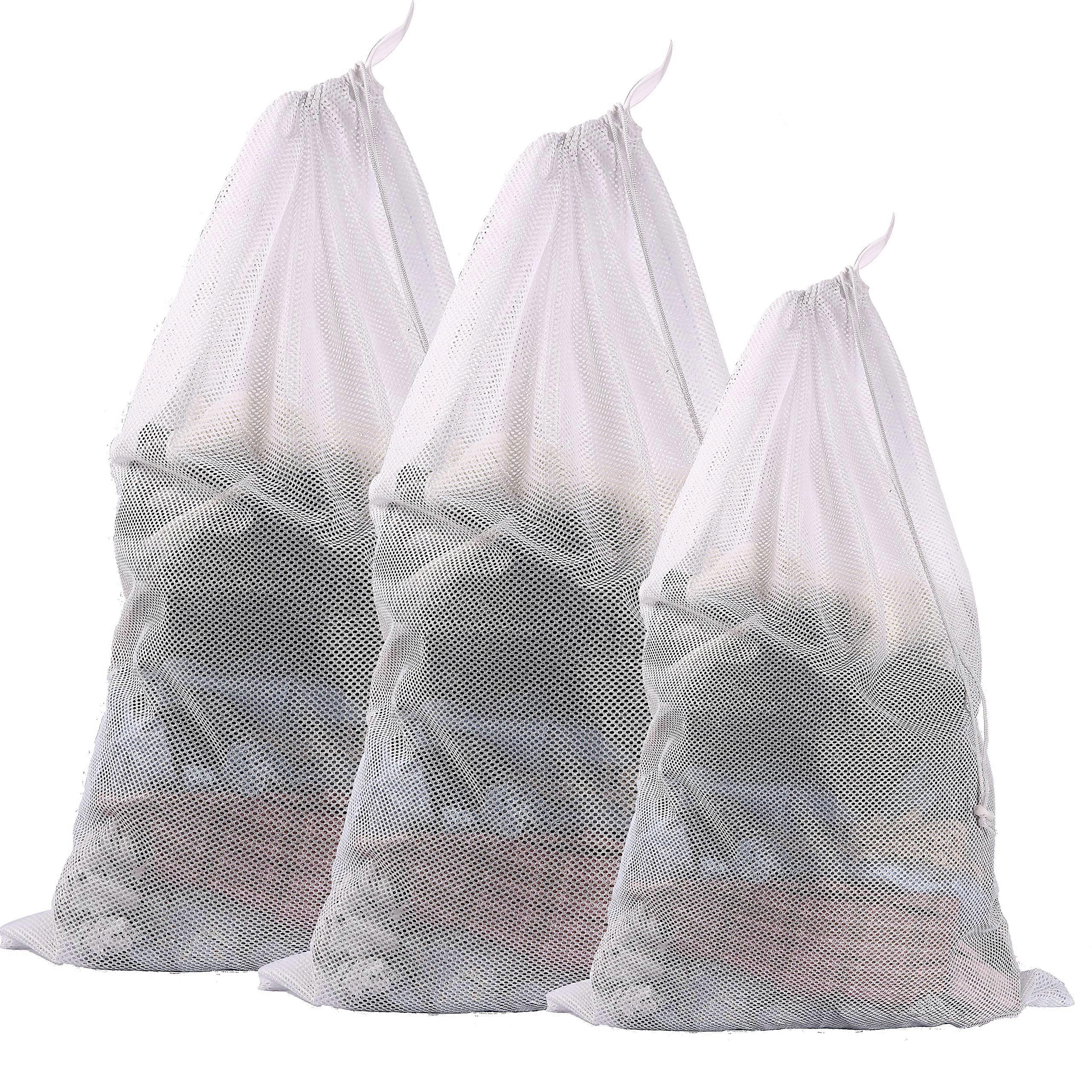 3 Pieces Laundry Basket, Reusable, Large