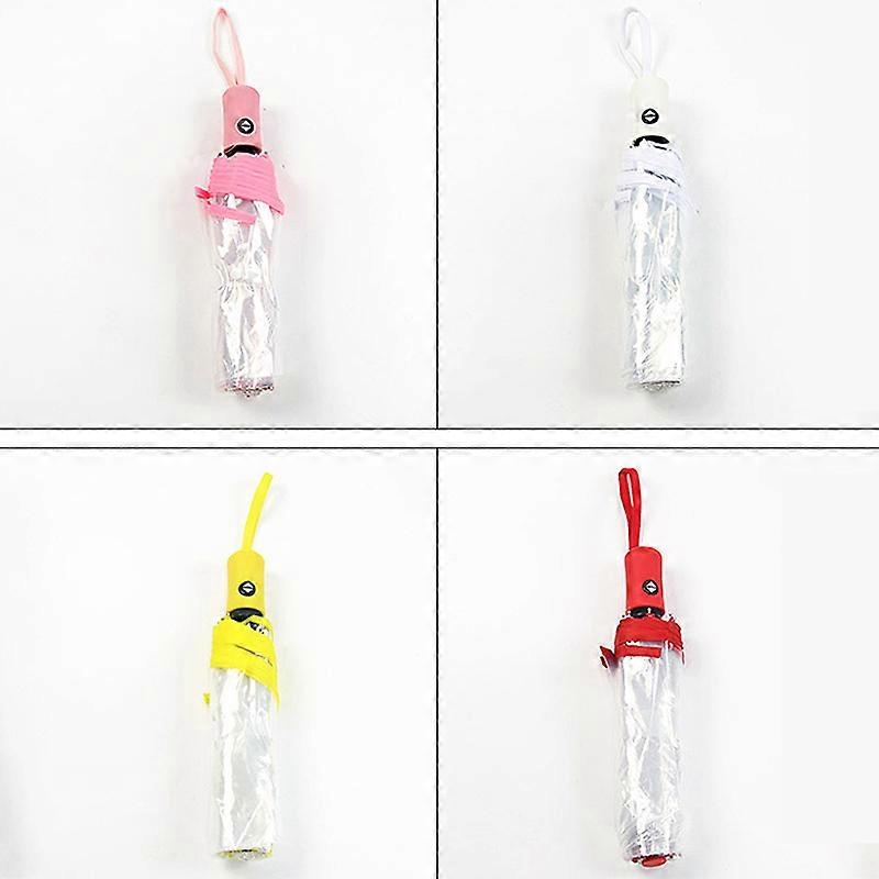 Umbrella Transparent Umbrella Automatic Transparent Tri Fold Umbrella