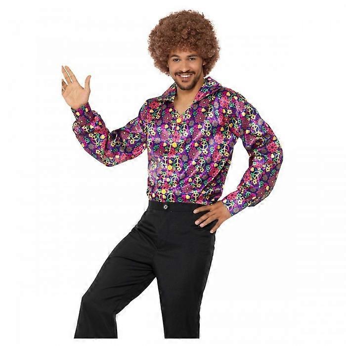 Smiffys Mens 60s Psychedelic Shirt