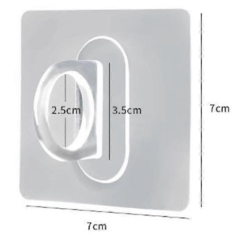 Simple Kitchen Hook Sticking To The Wall Perforation-free Bathroom Home Living Adhesive Hook Partition Bracket Multi-functional Shelf Support
