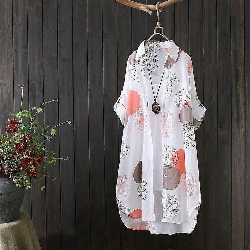 Ladies Summer Long Cardigan Lightweight Plus Size Shirt