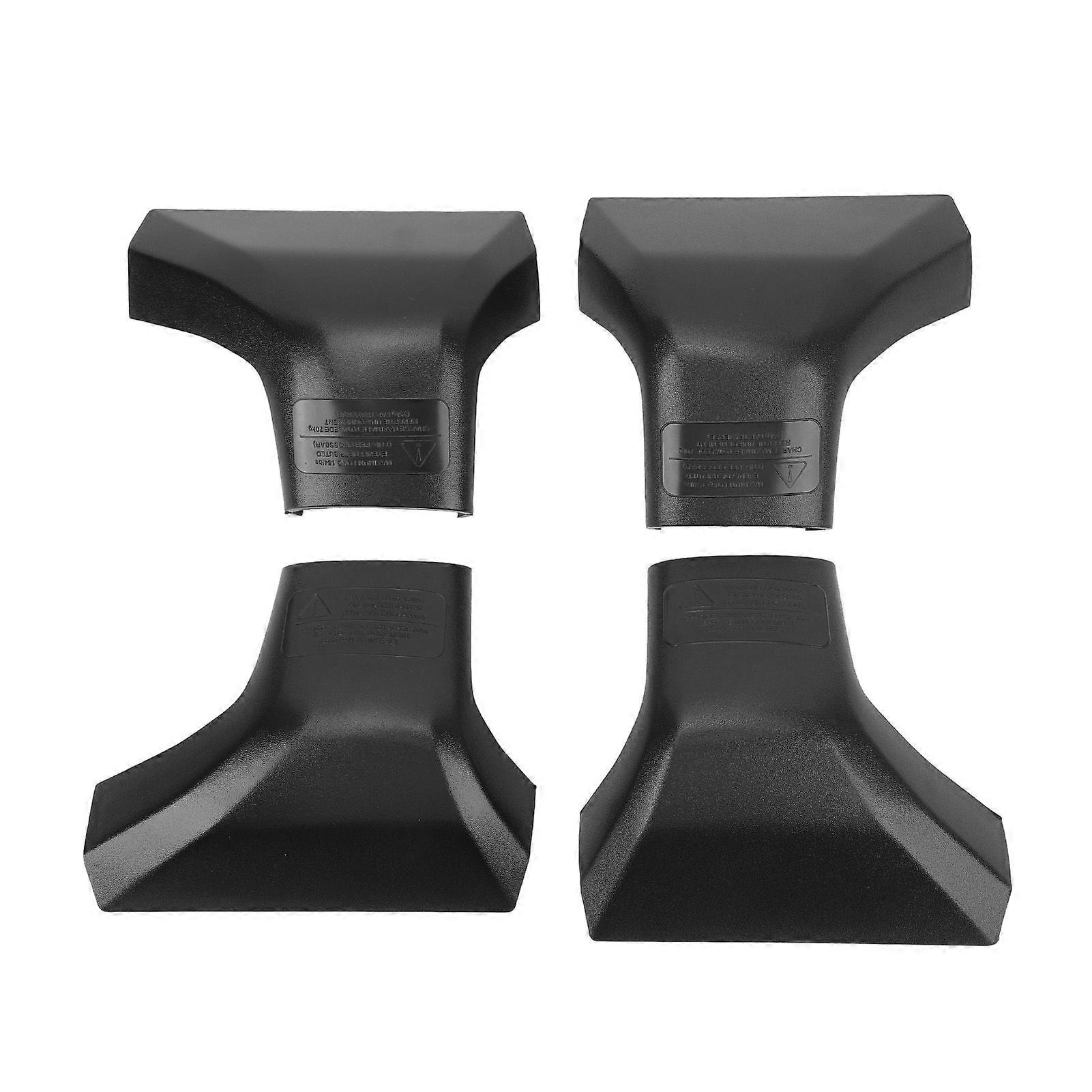 4Pcs Roof Rack Cross Bar Cover Sturdy Roof Rack Cross Bar End Cap for Highlander XLE XSE Limited Platinum Models 2020 to 2024 MK4020