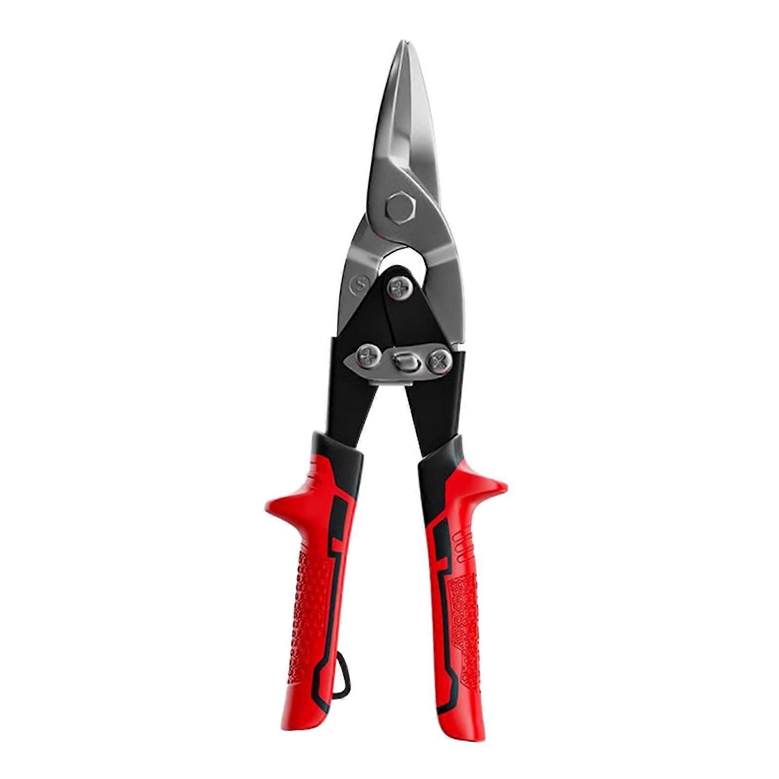 Aviation Tin Snips Non Slip Handle Multipurpose Effortless Cutting Hand Tool Straight