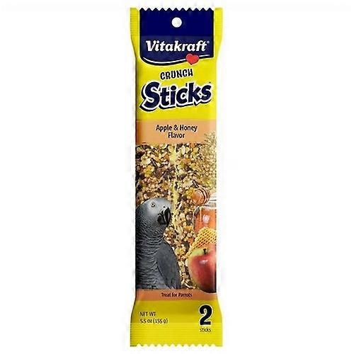 Vitakraft Pet Products 鹦鹉棒苹果蜂蜜，2 个