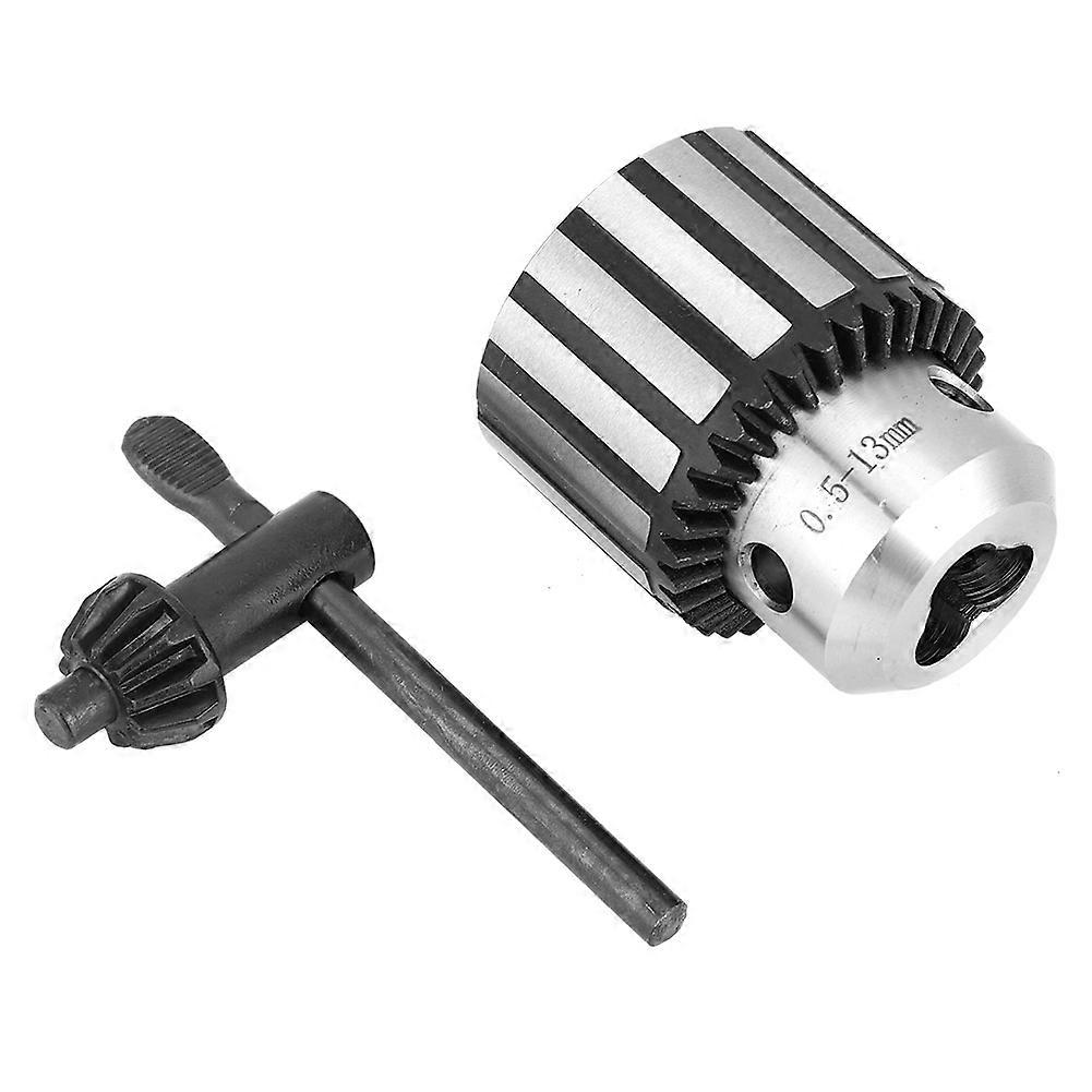 0.5-13mm B16 Heavy Duty Steel Drill Chuck with Key for Lathe