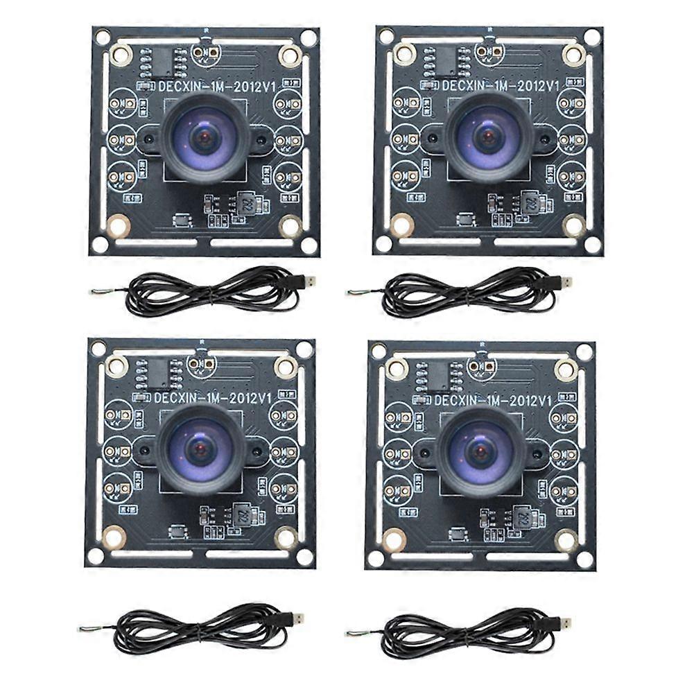 4PCS 100 Degree Camera Module OV9732 1MP 1280x720 30fps USB Camera Module Drive Free for WinXP/7/8/