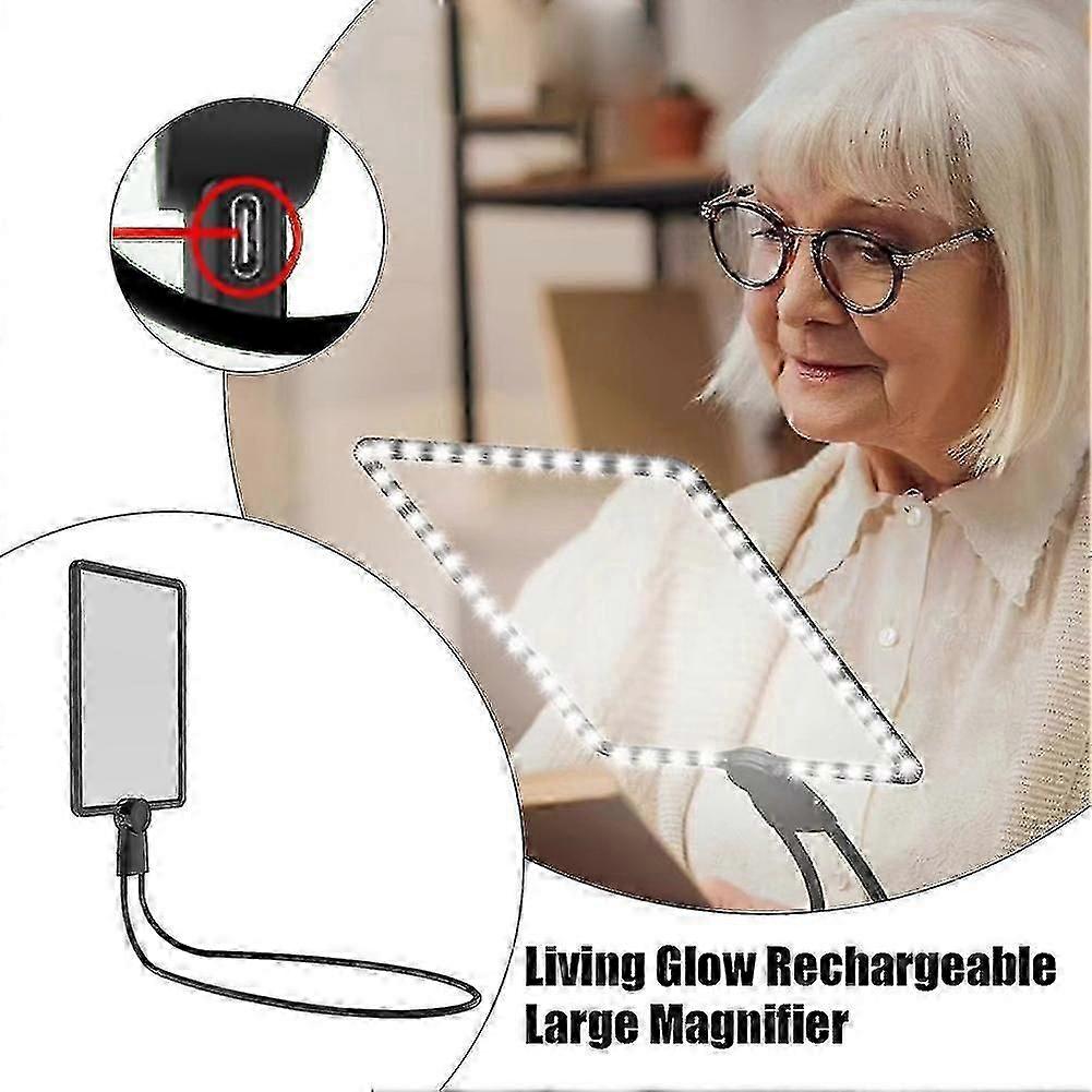 Book Magnifier for Reading Large Sheet Magnifier Reading Aid Glass 3X Page