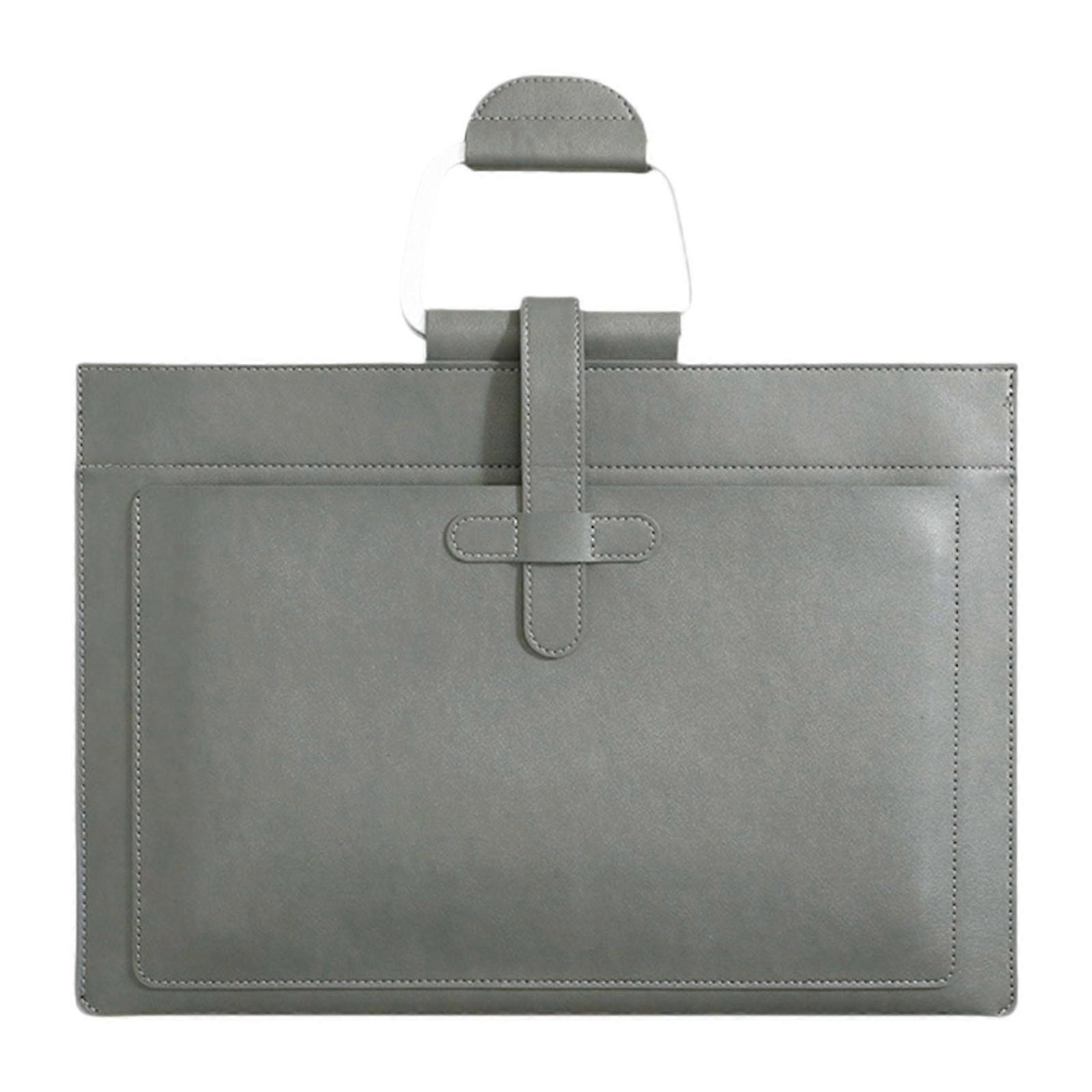 Document Storage Bag Laptop Carrying Case with Handles with Compartments