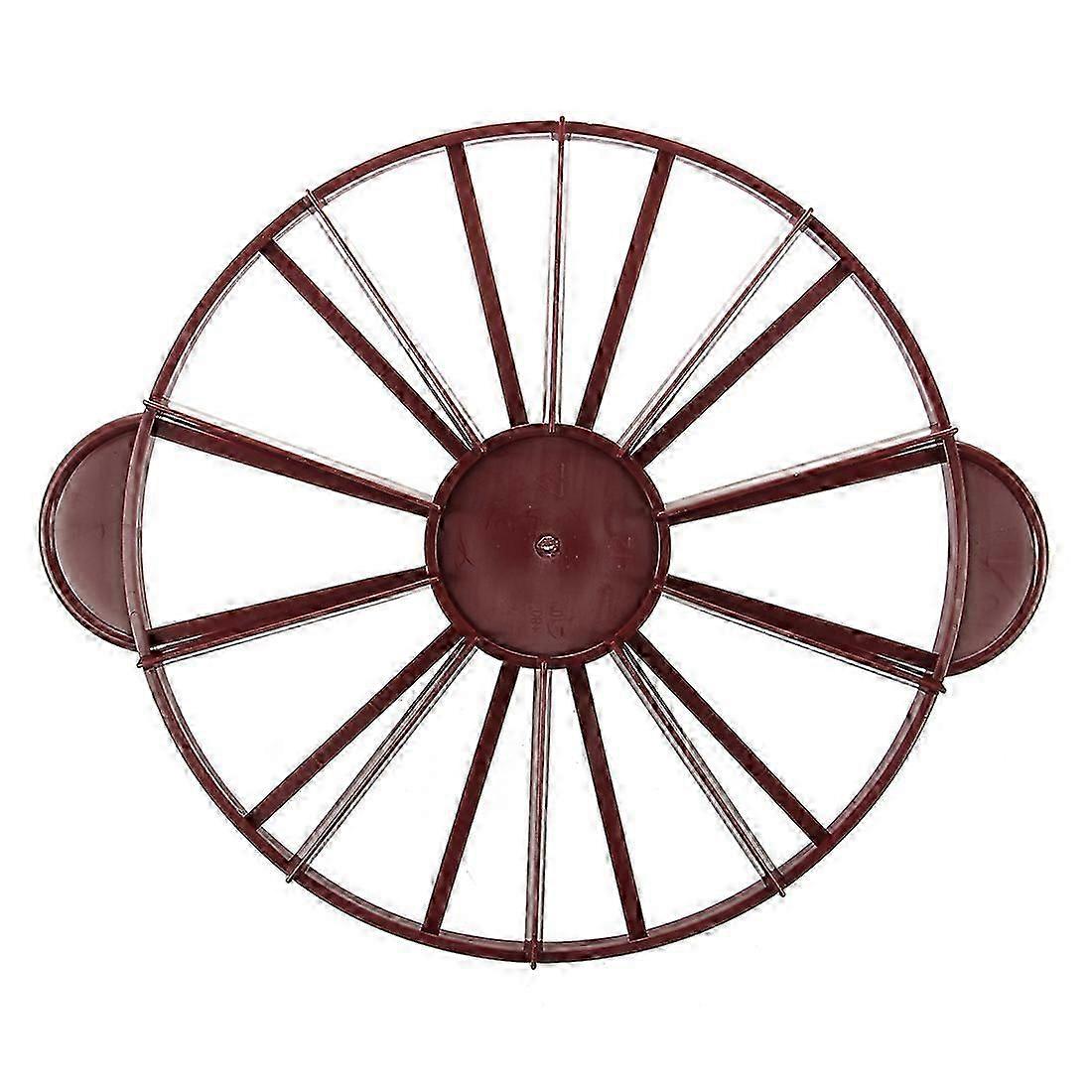 Cake Divider Slice Pie Cake 10 / 12 Piece Portion Marker Divider Dark Red