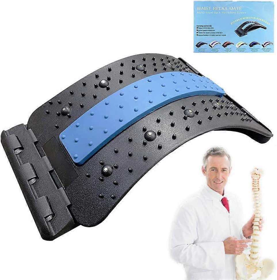 Back Stretcher - Magic Lumbar Support & Back Cracker Device
