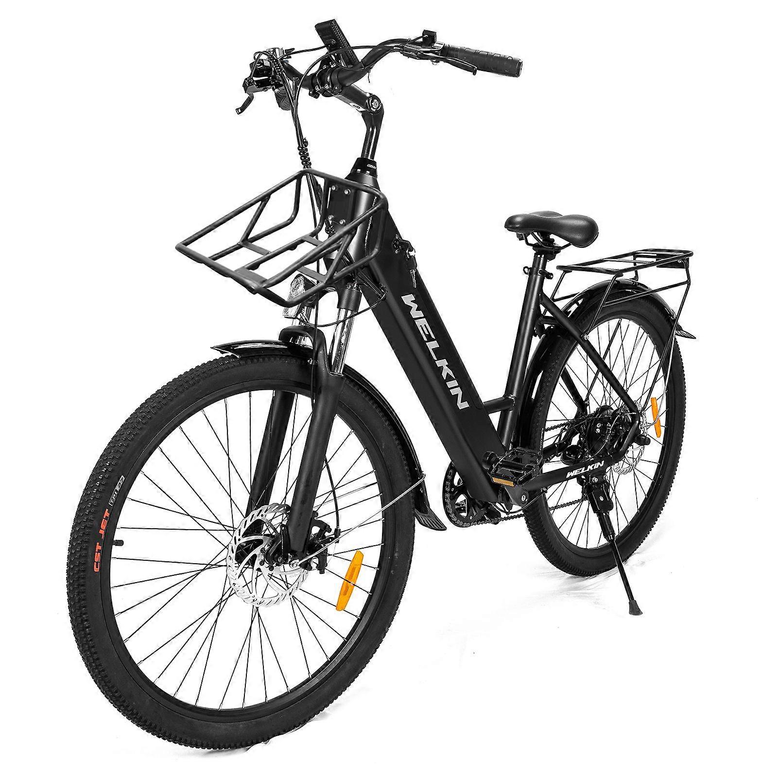 Bycykel 27,5 tommer 500W Power Assist Elektrisk cykel Knallert E-cykel 60 km / 70 km rækkevidde for kvinder Bypendling Shopping Rejser E-cykler til Adul