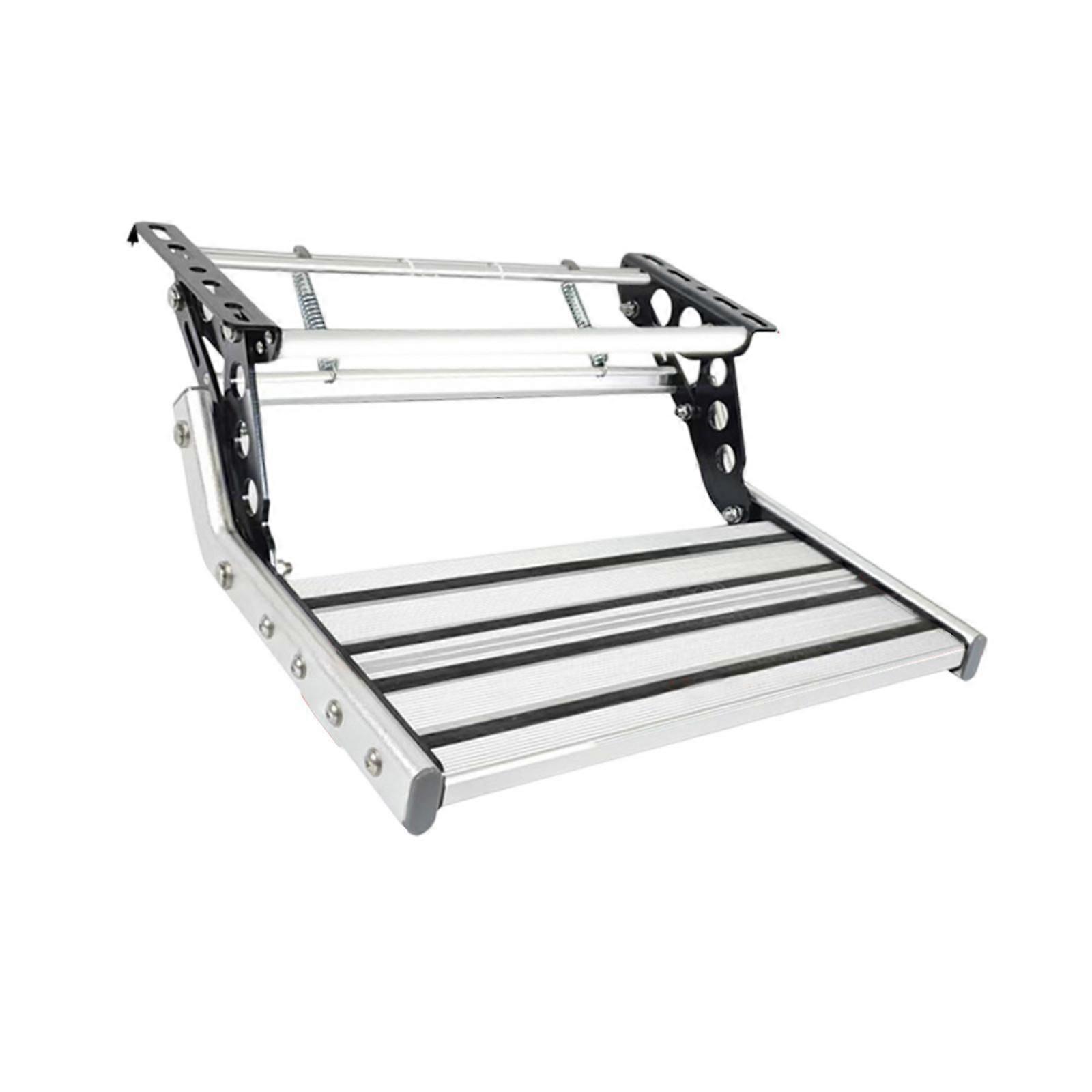 RV Travel Trailer Manual Folding Step 200kg Load Bearing Versatile Anti Skid Single Layer