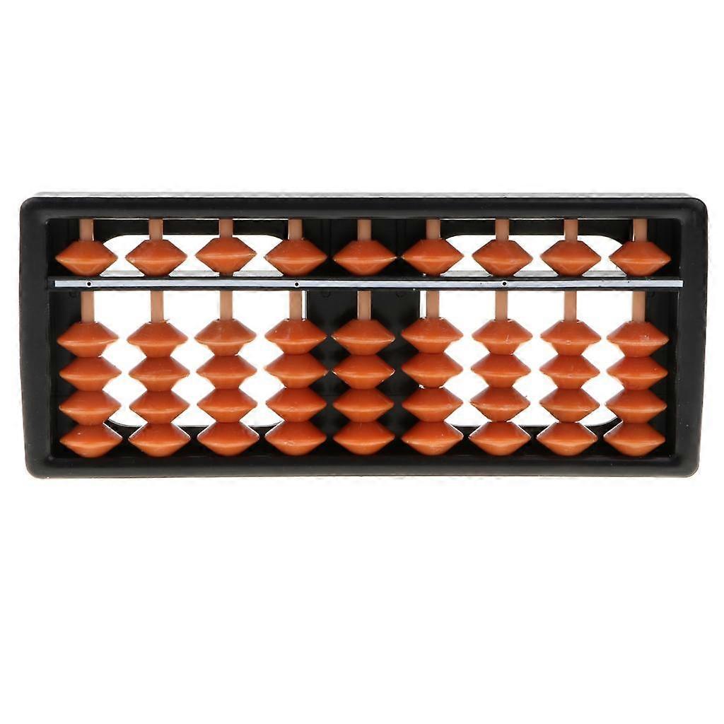 School 9-Column Soroban Mathematics Calculator Count Kids Educational Toy