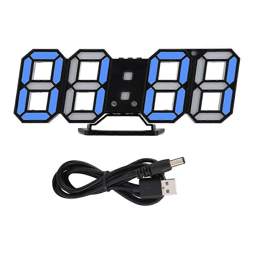 Exquisite Digital LED Electronic Hanging Alarm Clock with Two Color Changing +