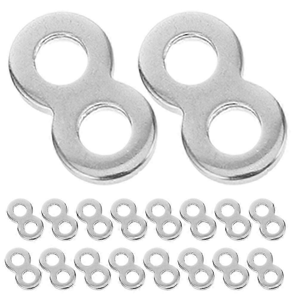 25pcs Tabletop Fasteners 8 Figure Fasteners Stainless Steel Table Top Connectors-Yvan