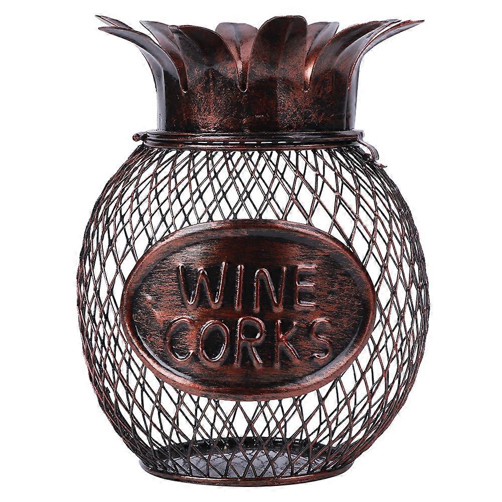 Fruit-Shaped Bottle Stopper Cork Storage Container Organizer Desktop Ornament Small Size Kitchen Decor