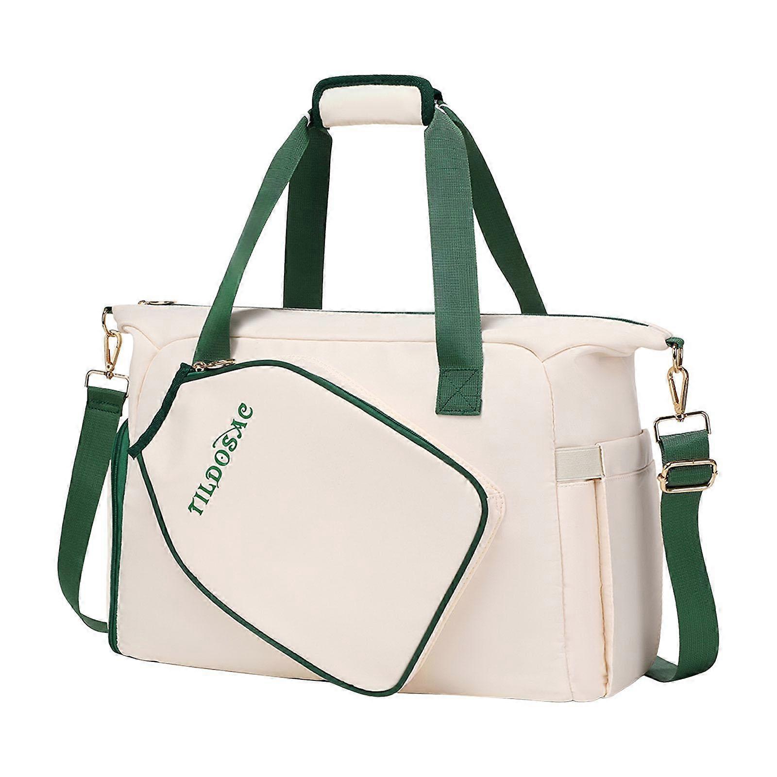 Pickleball Racket Bag met Schouderriem Multifunctioneel met Schoenencompartiment