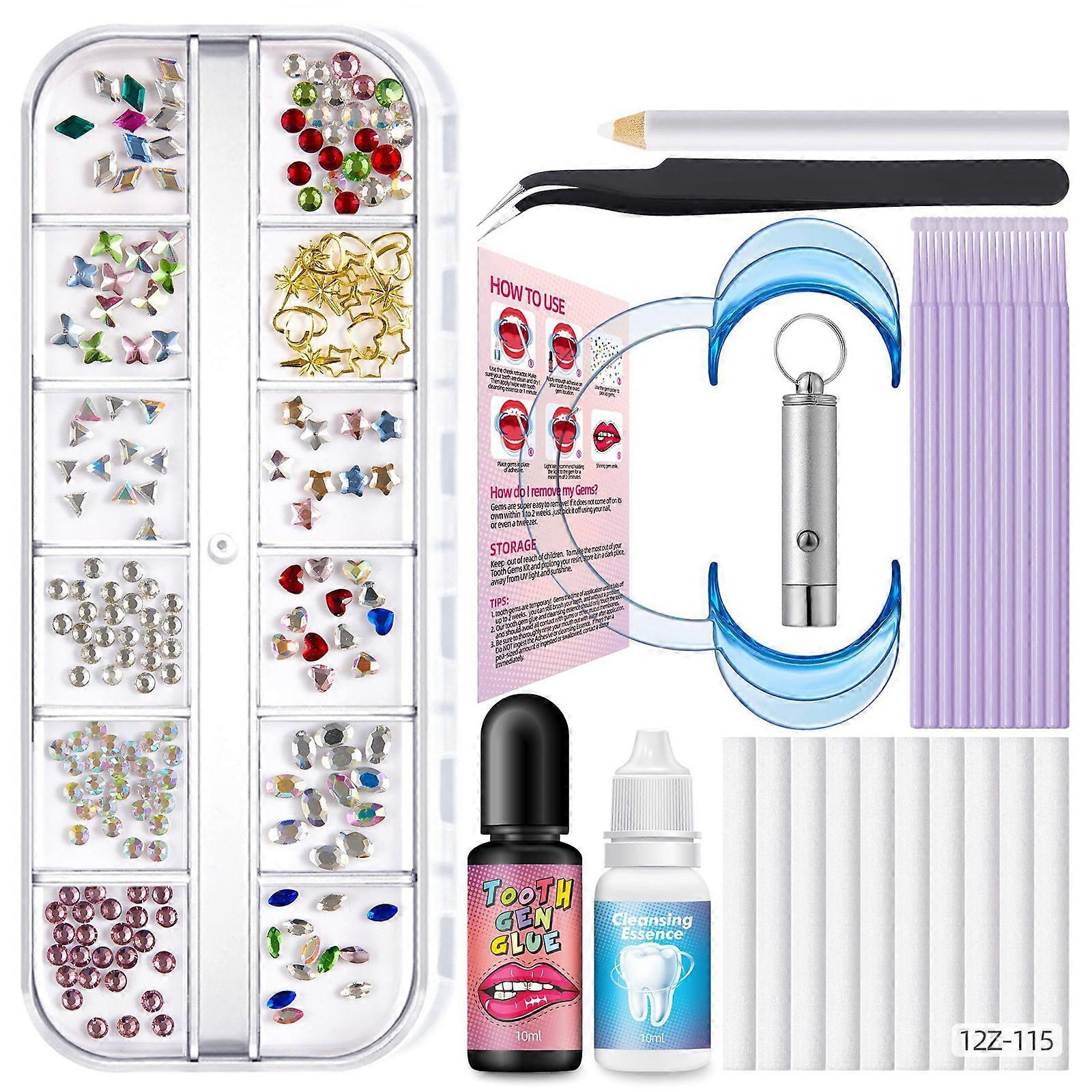 Tooth Jewelry Tools for Teeth Expressing Your Charm with Artificial Crystal Ornaments Unique Tooth Embellishment