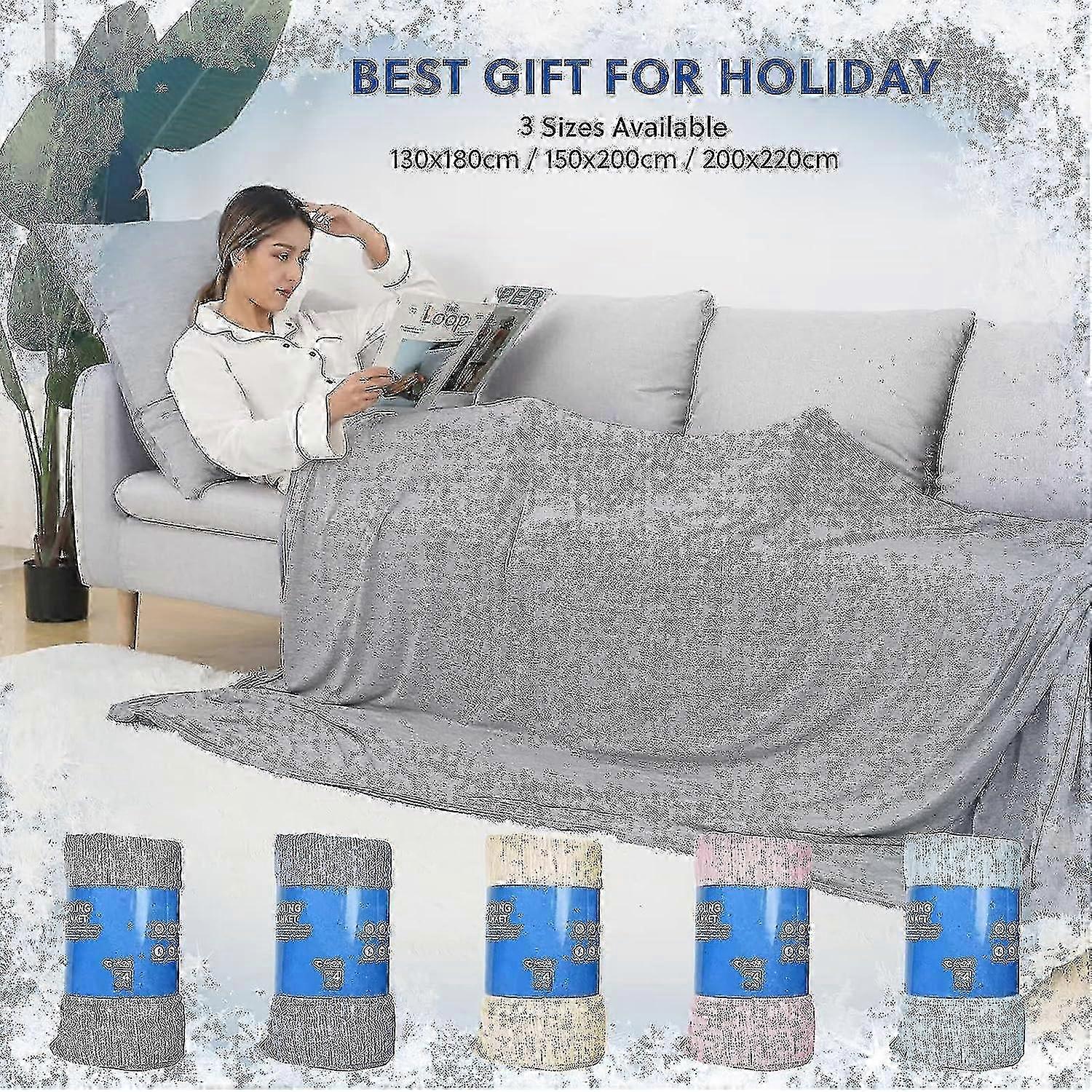 Cooling Blanket for Night Sweats Summer Lightweight Double