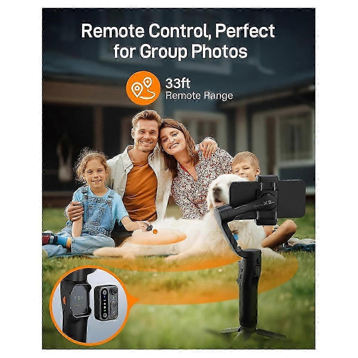 ISteady X3 SE Gimbal Stabilizer Portable Foldable 3-Axis Phones Gimbal with Detachable Remote Control