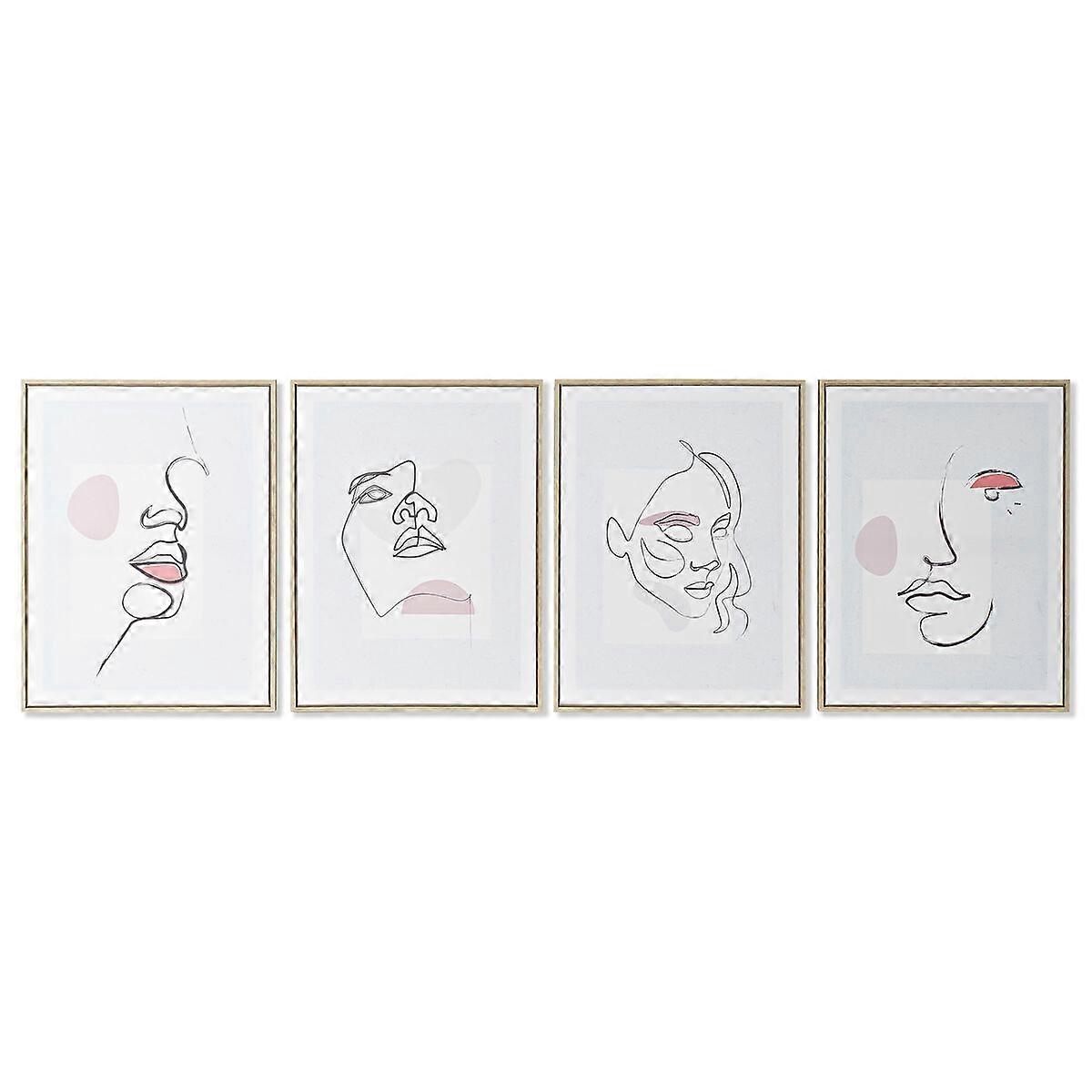 Canvas DKD Home Decor polystyrene canvas 45 x 2.5 x 60 cm