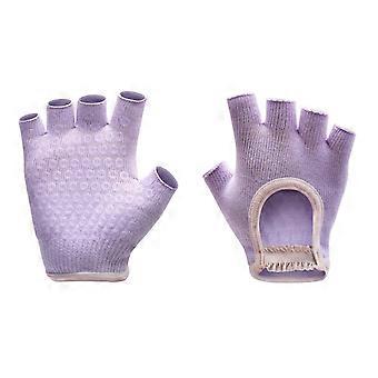 Sporthandschoenen Fitness Handschoenen Sporthandschoenen Fietshandschoenen Ademende Pilates Handschoenen Trainingshandschoenen Halve Vinger Handschoenen Wit