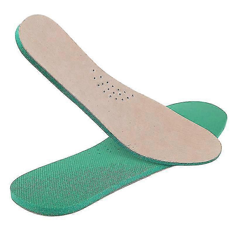 1pair Leather Shoes Insoles